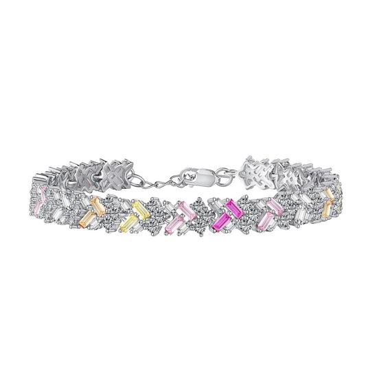 [Vivid Aurora]Dazzling Unique Multi Shape Daily Bracelet