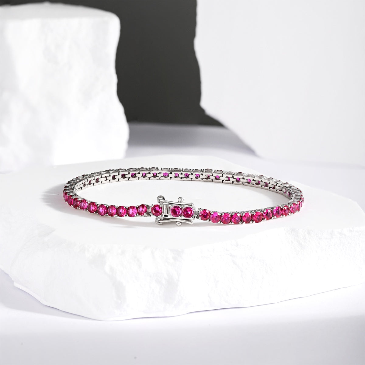 [Vivid Aurora]Radiant Colorful Round Cut Party Bracelet